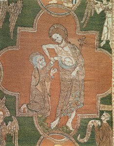 Scène de la vie du Christ, détail de la Syon Cope, 1300-20 - English School