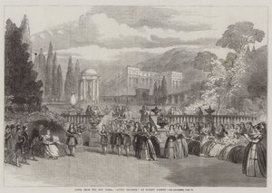 Scène de la nouvelle opéra, "Le Triomphe de l