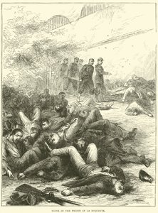 Scène dans la prison de La Roquette, 1871 - English School