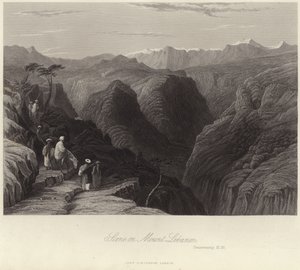 Scène sur le mont Liban - English School