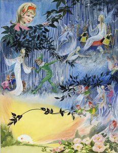 Scène avec des fées - English School