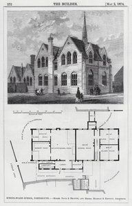 École du conseil scolaire, Portsmouth (gravure) - English School