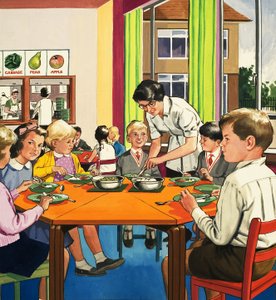 Dame de Cantine Scolaire - English School