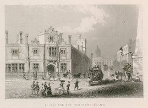 École pour les aveugles indigents, St Georges Field, Southwark, Londres