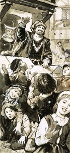 Scramble pour des pennies chauds à Rye - English School