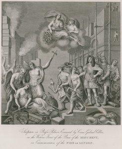 Sculpture en bas-relief sur le front occidental de la base du Monument (gravure)