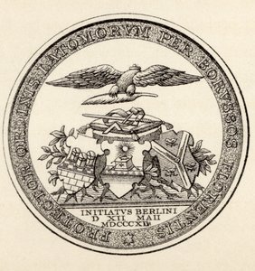 Sceau des maçons de Berlin, 1812, de 