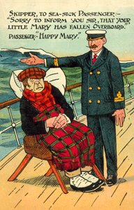 Mal de mer (lithographie en couleur) - English School