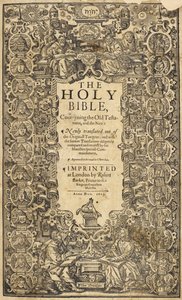 Deuxième édition in-folio de la soi-disant Bible du roi Jacques, 