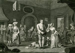Sélection des serviteurs (gravure) - English School