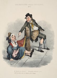 Sélections de Seymour : N° 2, Pourquoi Sarah tu es ivre ! Je suis tout à fait honteux de toi. Eh bien, quelle importance, tant que tu es heureux, pub. vers 1840 - English School