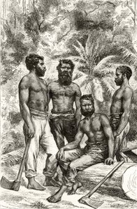 Aborigènes victoriens semi-civilisés, de 