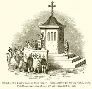 Sermon à la croix de St Paul le Vendredi Saint - English School