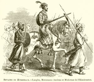 Sevajee à cheval.--Langles, Monumens Anciens et Modernes de l