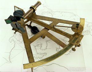 Sextant, anglais (laiton)