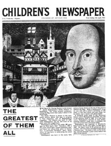Shakespeare : Le plus grand de tous, première page de 
