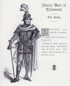 Henry, comte de Richmond, la bataille - English School