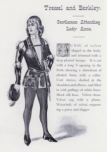 Le roi Richard III de Shakespeare : Tressel et Berkley, gentilshommes au service de Lady Anne - English School