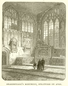 Monument de Shakespeare, Stratford-upon-Avon - English School