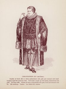 La Mégère apprivoisée de Shakespeare : Christopher Sly, 2e costume - English School