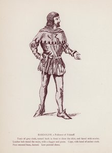 Les Joyeuses Commères de Windsor de Shakespeare : Bardolph, un suiveur de Falstaff - English School