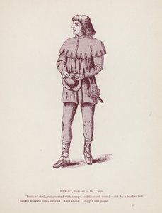 Les Joyeuses Commères de Windsor de Shakespeare : Rugby, serviteur du Dr Caius - English School