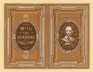 Carte de vœux shakespearienne - English School