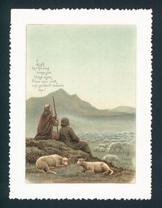 Berger et moutons - English School