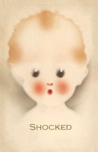 Enfant choqué (lithographie couleur) - English School