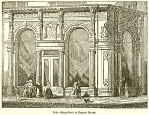 Façade de magasin à Regent Street - English School