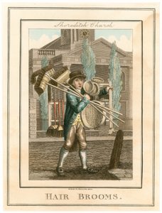 Église de Shoreditch. Balais à cheveux - English School