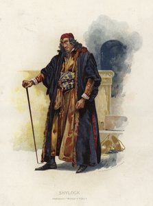 Shylock, de Le Marchand de Venise de Shakespeare - English School