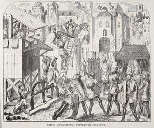 Opérations de siège, XVe siècle - English School