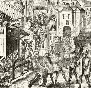 Opérations de siège au 15ème siècle, de 