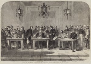Signature du traité entre l