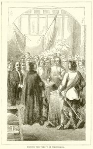 Signature du traité de Westphalie - English School