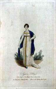 Signora Collini (née en 1784), Première Chanteuse du King