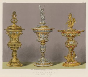 Tazzas en argent