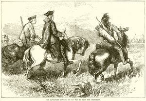 Sir Alexander Cumming en route pour visiter les Cherokees - English School