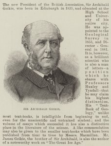 Sir Archibald Geikie - English School