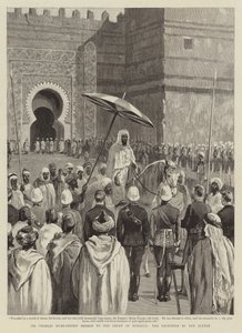 Mission de Sir Charles Euan-Smith à la cour du Maroc, la réception par le sultan - English School