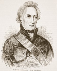 Sir David Ochterlony, illustration de Cassells Illustrated History of India par James Grant, pub. 1879 - English School