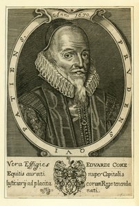 Sir Edward Coke - English School