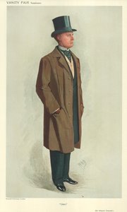 Sir Edward Tennant, Glen, 2 novembre 1910, caricature de Vanity Fair - English School