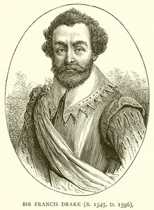 Sir Francis Drake (né en 1545, mort en 1596) - English School