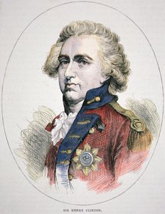 Sir Henry Clinton (lithographie en couleur) - English School