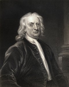 Sir Isaac Newton (1642-1727) de La Galerie des Portraits, publié en 1833