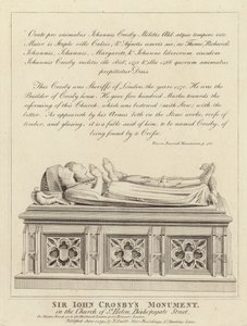 Monument de Sir John Crosby - English School
