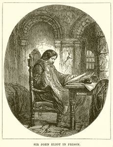 Sir John Eliot en prison - English School