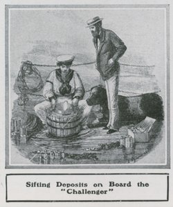 Sir John Murray : Tamisage des dépôts à bord du Challenger - English School